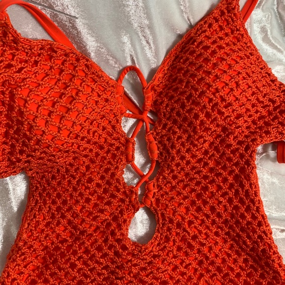 NWT lucky brand knitted swimsuit size medium - Picture 2 of 16